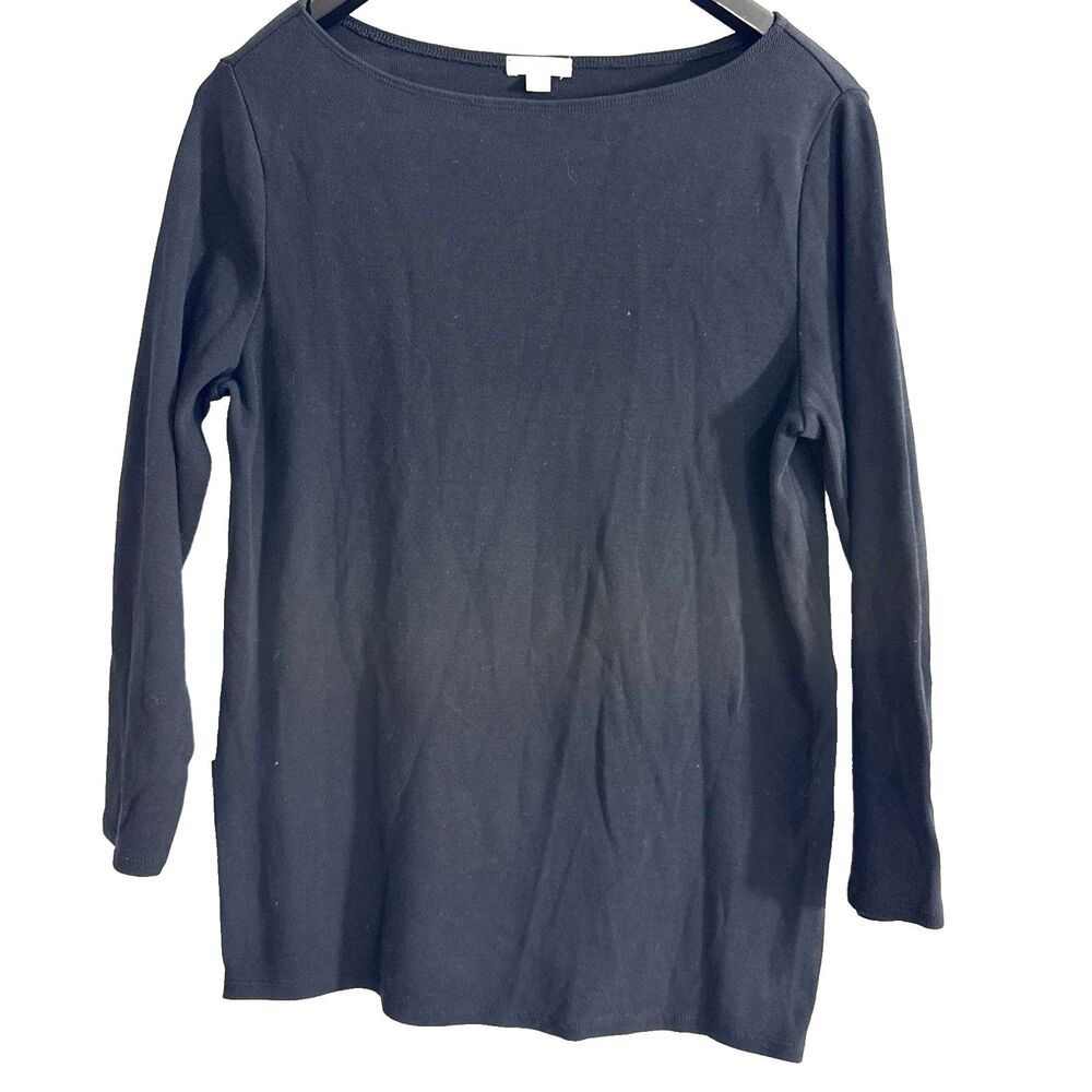 Gap Classic Designed & Crafted Side Zip Pullover 3/4 sleeve Tunic - L